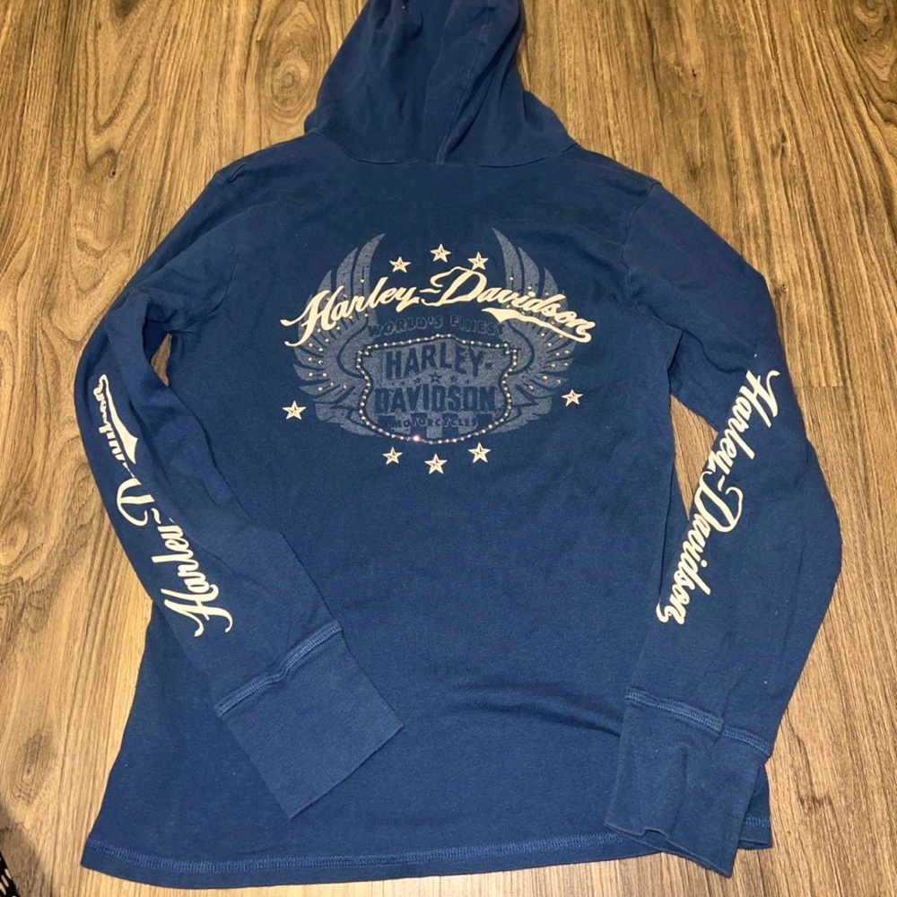 Harley Davidson pull over